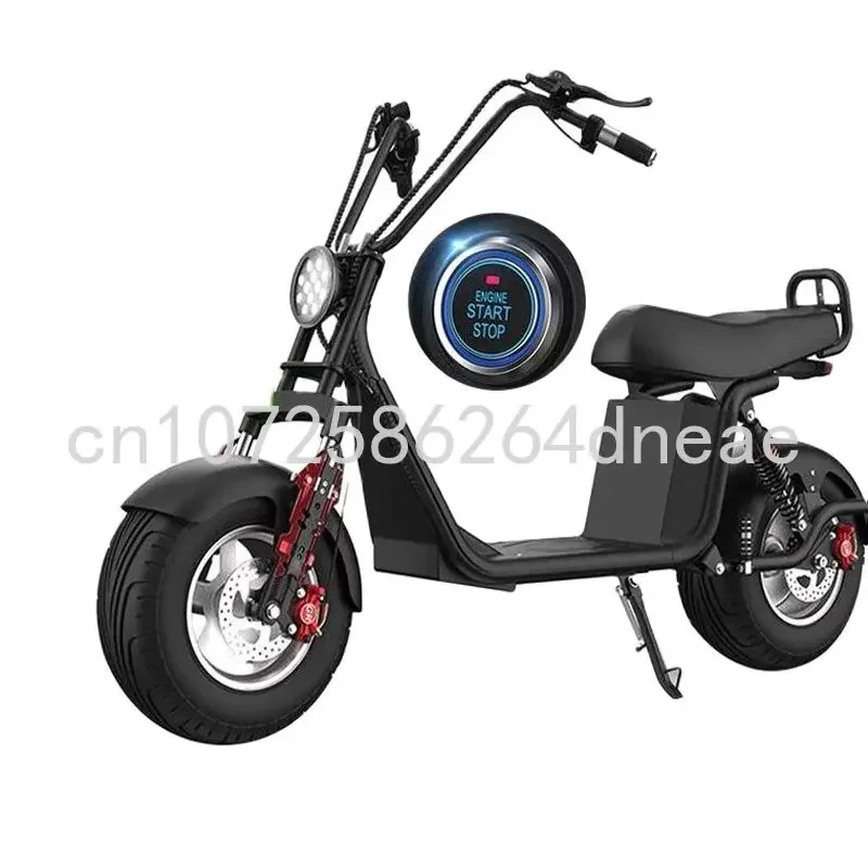 2000W Electric Motorcycle 60V12AH Lithium Battery Citycoco with 9.5 Inches Tire