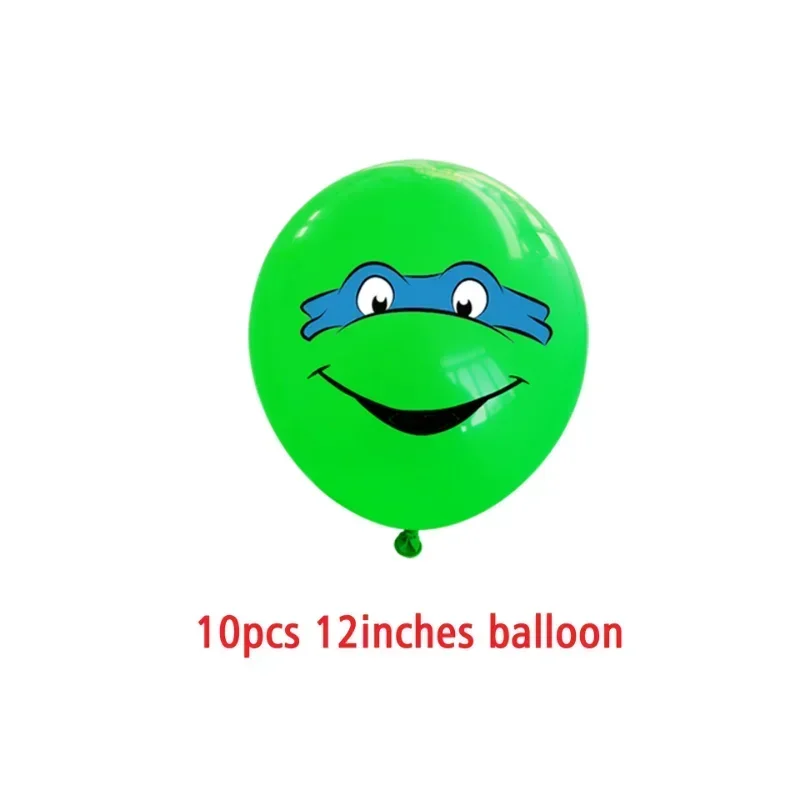 10/12 szt. Żółwi Ninja TMNT balon wypełniający lateksowe balony gry balony na imprezę Happy Birthday Party bożonarodzeniowe dekoracje na prezenty