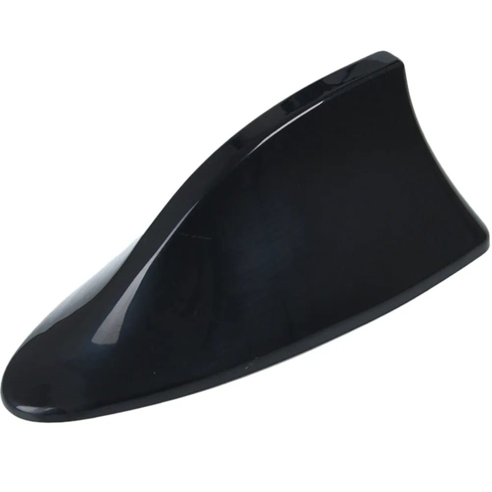 Shark Fin Antenna for Vehicle Roof Mount Premium Metal ABS Material Clear Radio Signal No Static Sleek Mast Design Easy