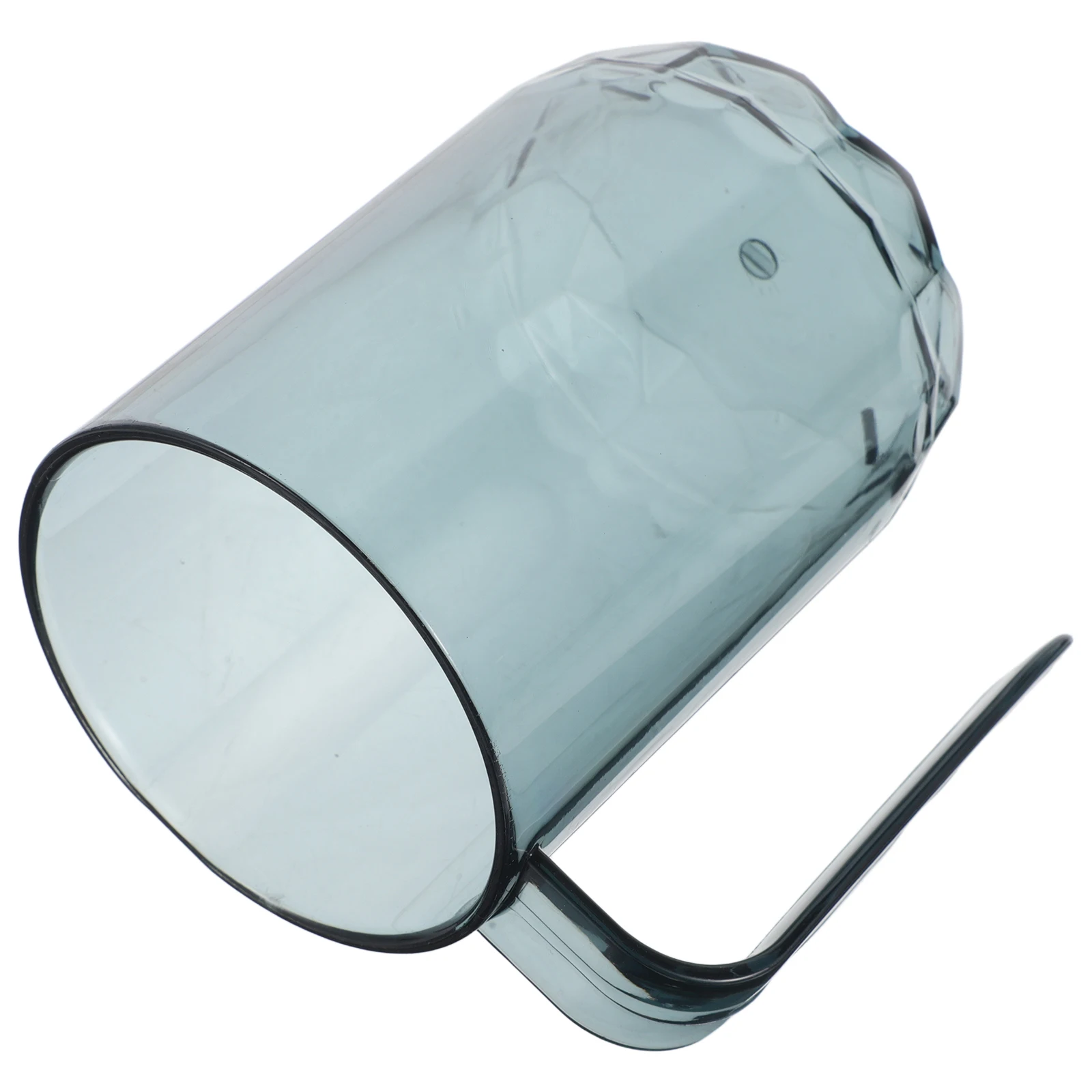 

Stylish Reusable Toothbrush Holder Clear Compact Bathroom Cup Set for Travel and Home Use Plastic Toothbrush Cup