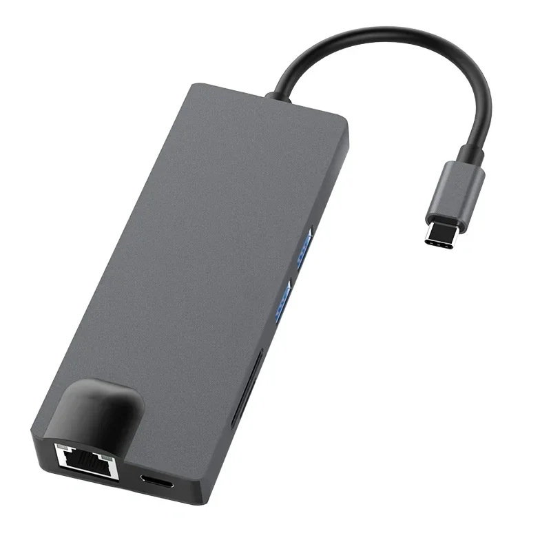 

Док-станция типа c 8 в 1, док-станция типа c к/vga, usb c, TF/SD-карта, PD, для ноутбуков