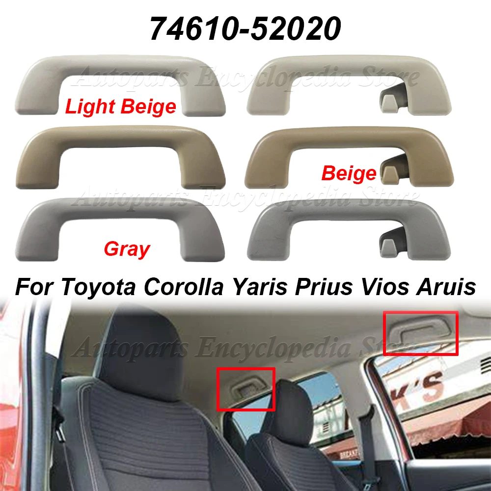 

Внутренняя ручка на крыше и потолок автомобиля 74610-52020, салон автомобиля, ручка на крышу для Toyota Corolla Rav4 Yaris Highlander Kluger