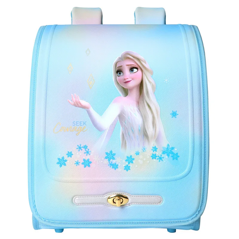 Disney New Frozen School Bags For Girls Elsa Grade 1-3 Primary Student Shoulder Orthopedic Backpack Large Capacity Gifts Mochila