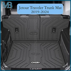 Car Trunk Mat For Chery Jetour T2 Traveler 2019-2023 2024 TPE Protection Mats Interior Modification Cover Part Auto Accessories