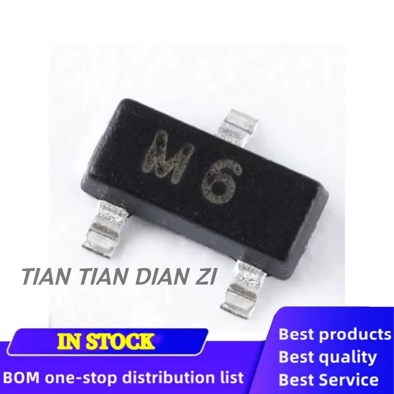100pcs/lot S9015 M6 SOT23 package ic chips in stock