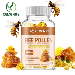 Bee Pollen Capsules - Joint Support, Promotes Bone Health, Enhance Immunity, Antioxidant