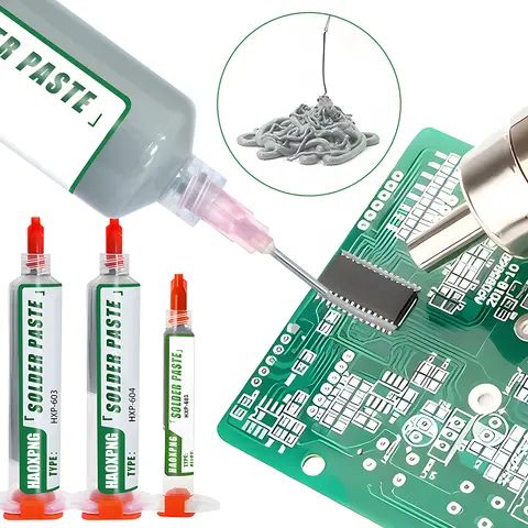 Sn99Ag0.3Cu0.7 Solder paste, flux, lead-free solder paste free cleaning is widely used in all kinds of soldering