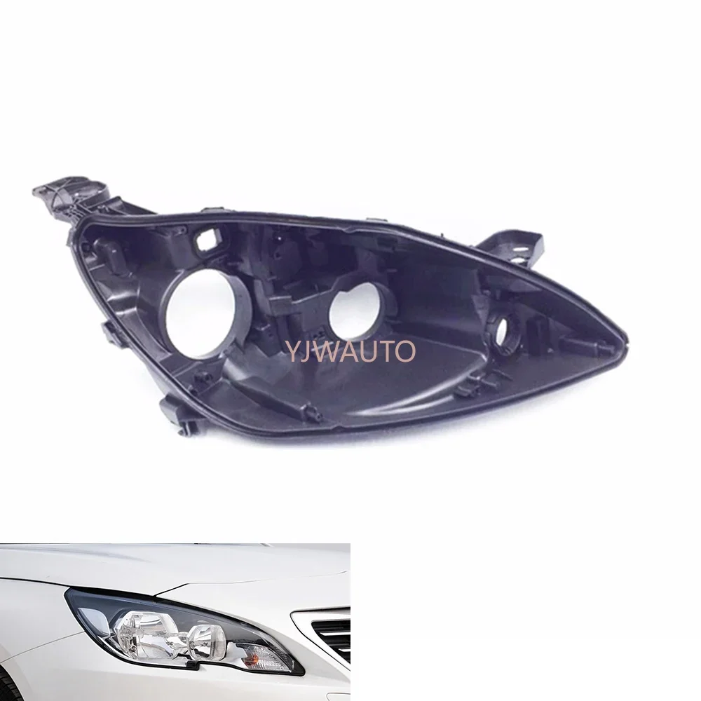 

For Peugeot 408 2014 2015 2016 2017 2018 Headlamp House Car Headlight Base Rear Front Lamp Holder Back Support