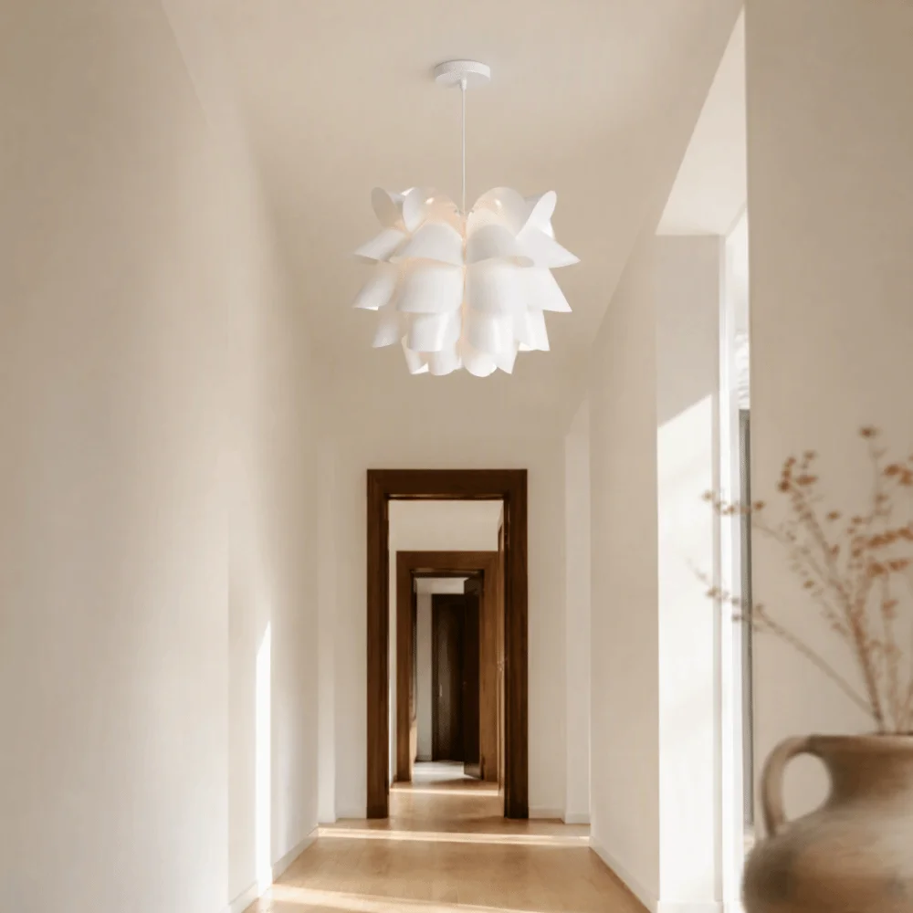 Modern Lotus Flower Ceiling Light Hand-Crafted Flower Design Chandelier Flower AC 85-265V Ceiling Light Fixture Kitchen