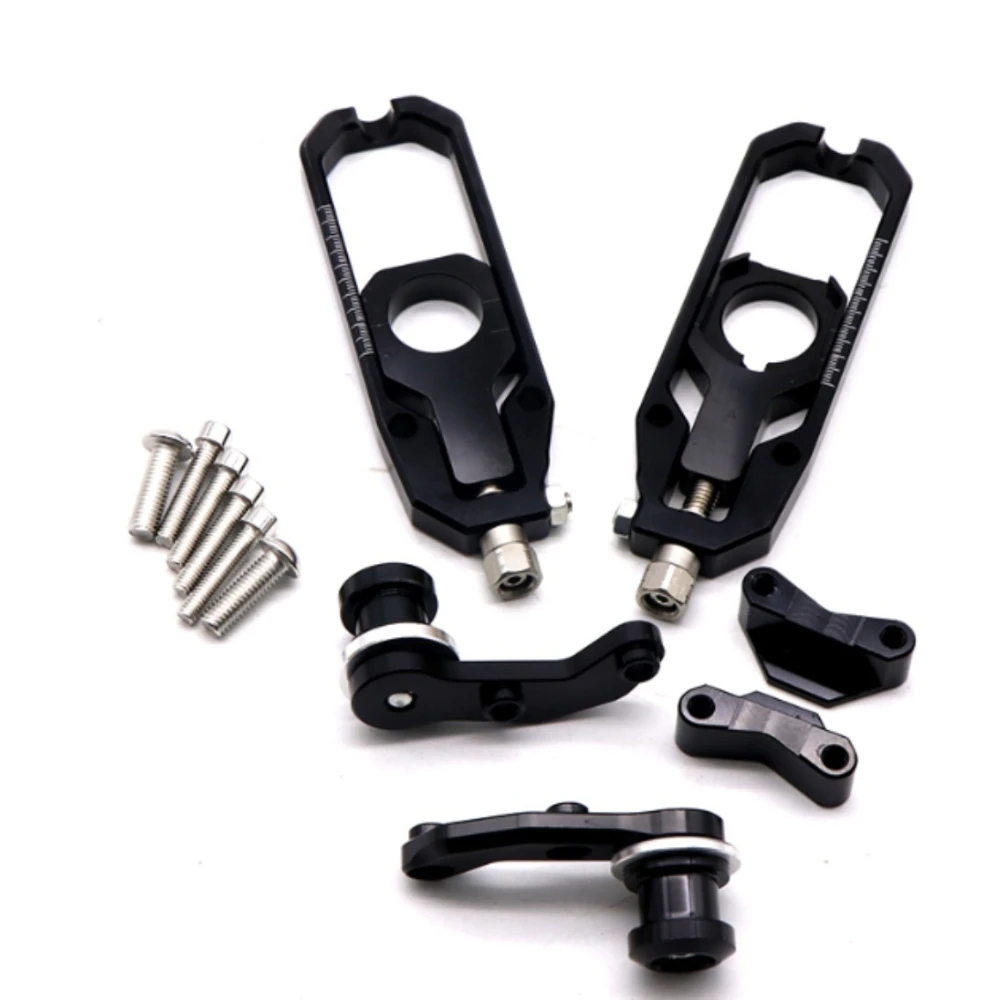 

Motorcycle Chain Adjusters Tensioner Catena w/Spool For Kawasaki Ninja ZX10R 2011-2015 (Black)