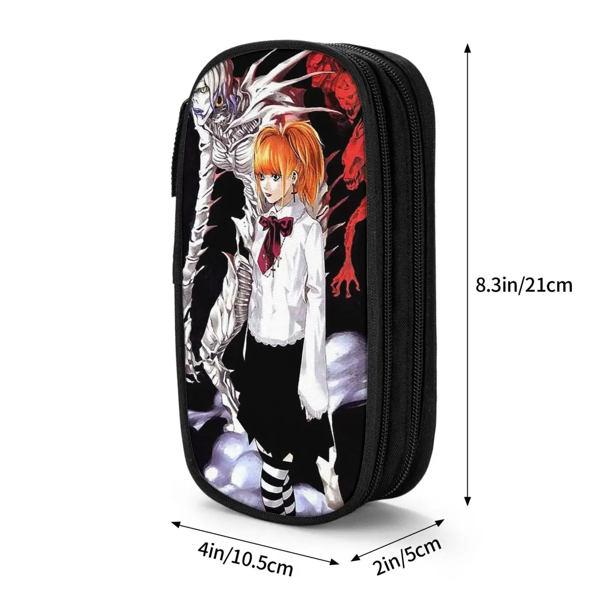 Misa Amane Misa Death Note Anime Pencil Case for Kids School Pen Box Pencil Bag Stationery Supplies Pen Holder Bag