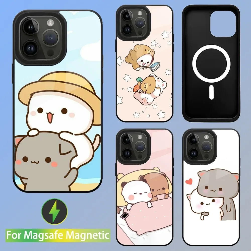 

Cute BuBu DuDu Phone Case For iPhone 15,14,13,12,11,Plus,Pro,Max Mini Magsafe Magnetic Wireless Charging