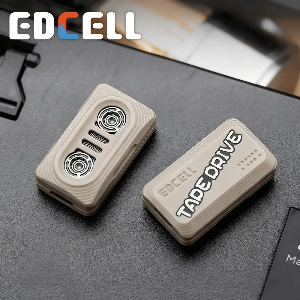 EDCELL Tapedrive PEEK Fidget Slider Mechanical Magnet Linkage Necklace Pendant Push Slider Stress Relief Toy