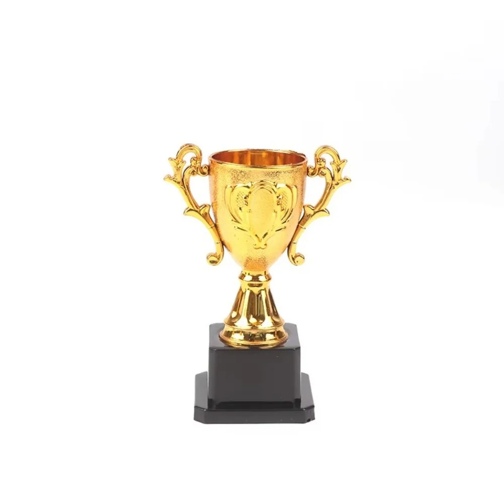 Gold Awards Trophy Plastic Model Dancing Competition Small Prize Cup Craft Souvenirs Children's Winner Award Trophy Toy
