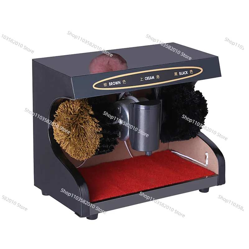

220V Automatic Electric Shoe Cleaning & Polishing Machine, Shoe Brush Cleaner with EU/AU/UK/US Plug
