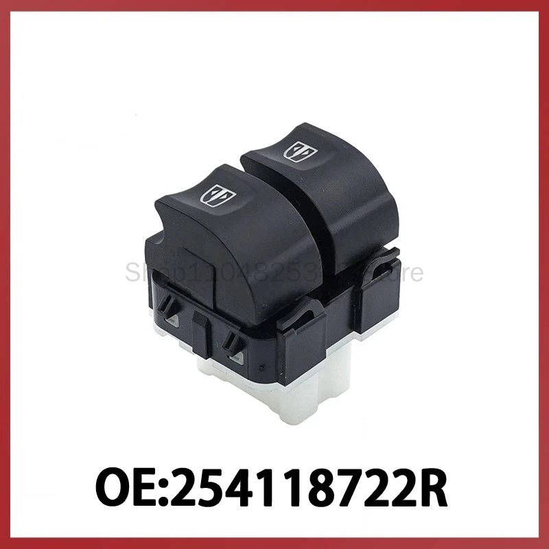 

254118722R for Renault Opel Automotive Glass Regulator Switch Power Window Control Single Switch