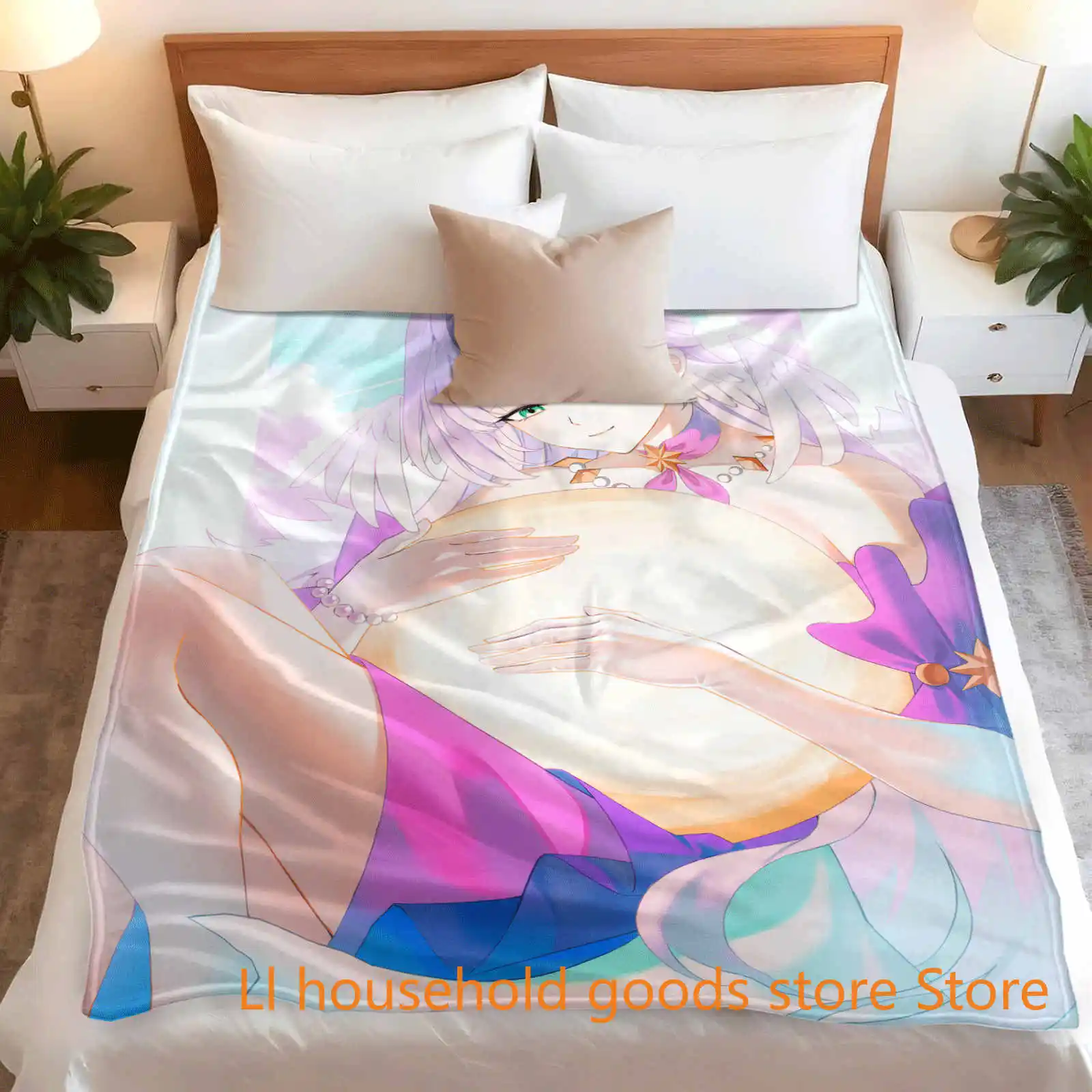 هونكاي روبن الفانيلا رقيق بطانية لحاف ناعم رشاقته بطانية قطيفة الكرتون أريكة بطانية الطفل الكبار هدية #2