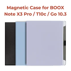 Twosheep Case for Boox Go 10.3 Boox NoteX3 Pro and Boox T10c Magnetic Flip Auto Sleep Wake No Shell Design solid color Black