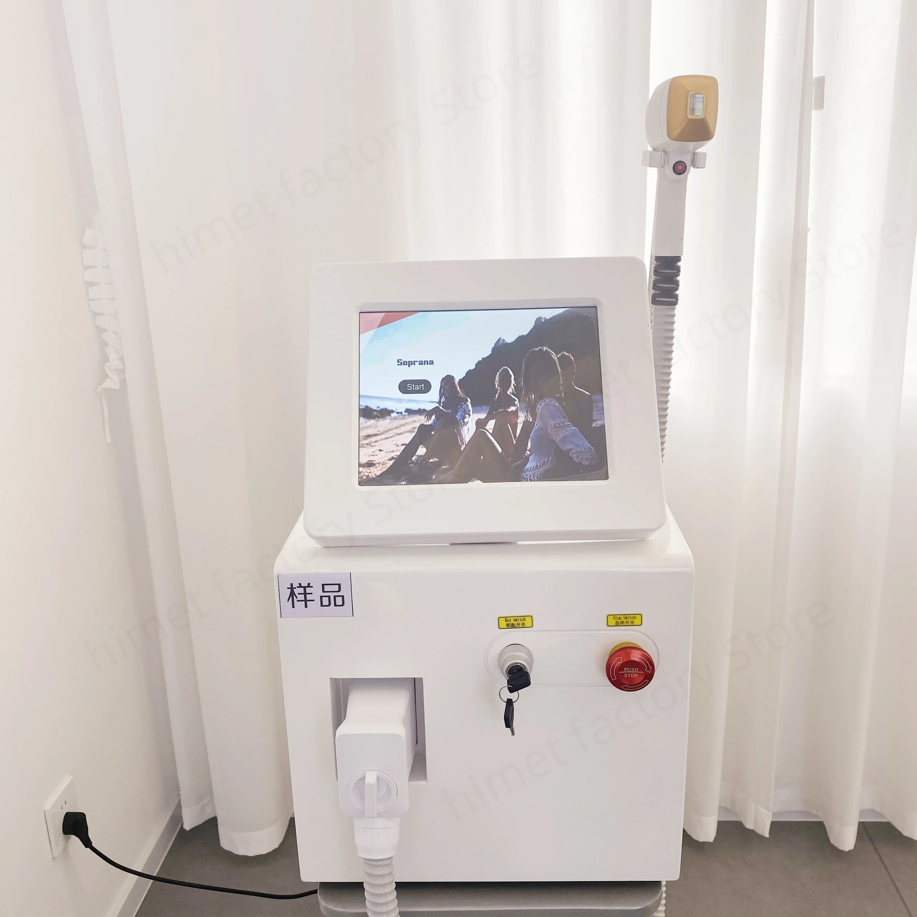 808NM ديود ليزر ذكي 3 الطول الموجي آلة إزالة الشعر البلاتينية الجليدية 3500 واط آمنة غير مؤلم استعادة دائمة حريري ناعم الجلد