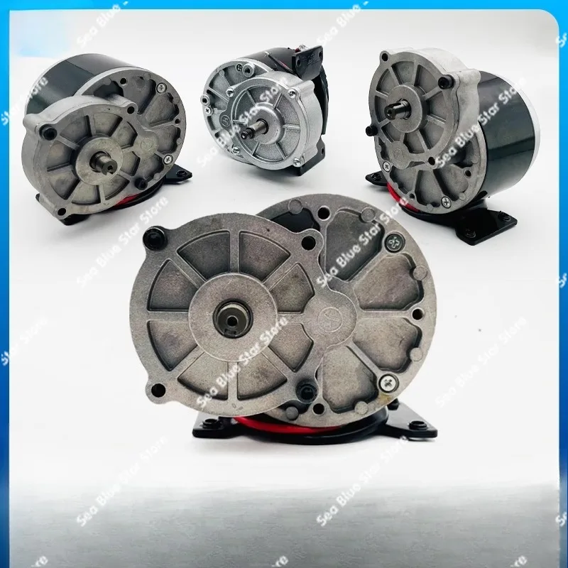 Motor 12V250W brushed DC geared motor, air pump motor parallel vertical thick axis crooked head