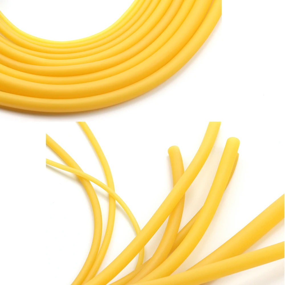 

1Meters Natural High-Elasticity Latex Tube Rubber Hose Elastic Tube Tensile Tube Harpoon Strap Slingshot Ejection Tube Medical B