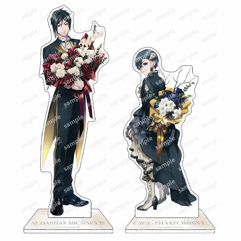 

Game Sebastian Michaelis Ciel Phantomhive Acrylic Stand Doll Anime Figure Model Plate Cosplay Toy for Gift