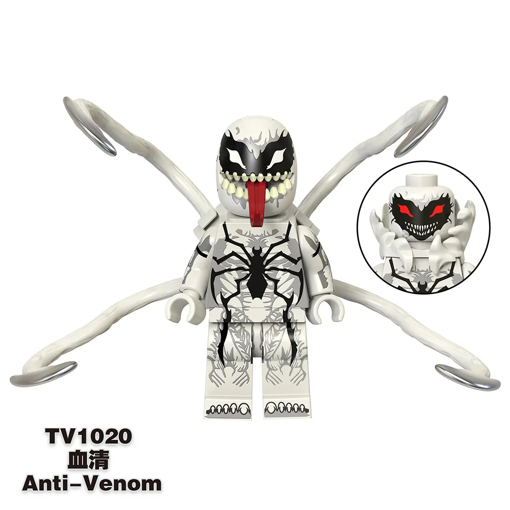 Bolsa de figuras de bloques de Deadpool, Serum de Venom, serie súper británica