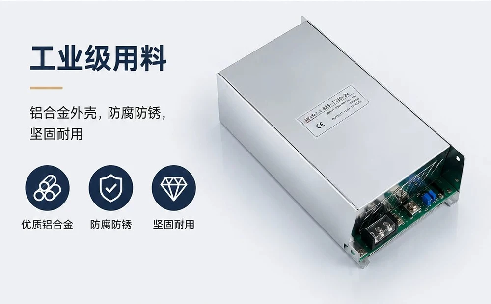 Industrial AC-DC Switching Power Supply 12V 24V 36V 48V Output 500W~3000W High Efficiency Regulated DC Power Converter