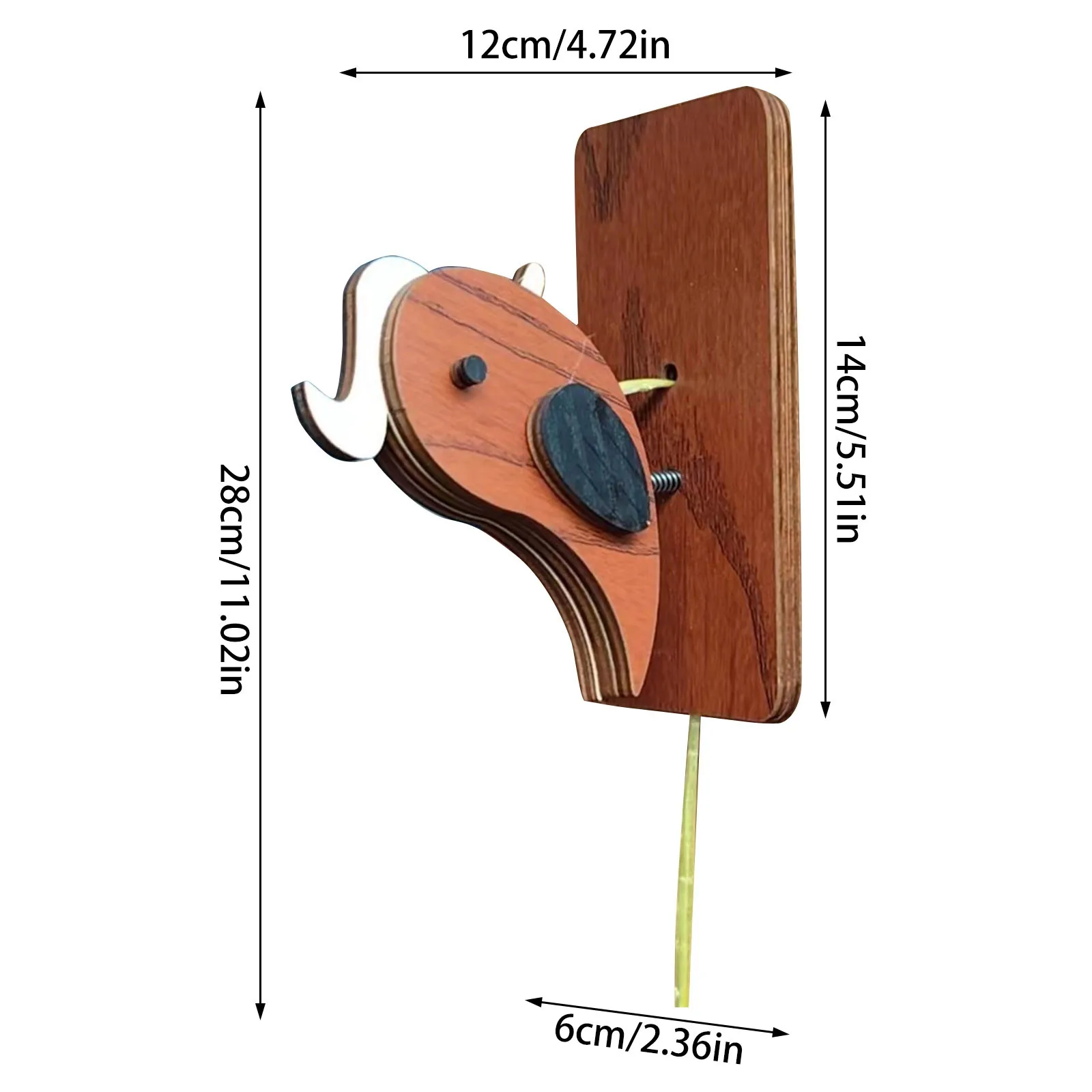 Wooden Woodpecker Doorbell Creative Door Knocker Door Bell For Houses Classroom bedroom Guiding Children To Knocking Habits