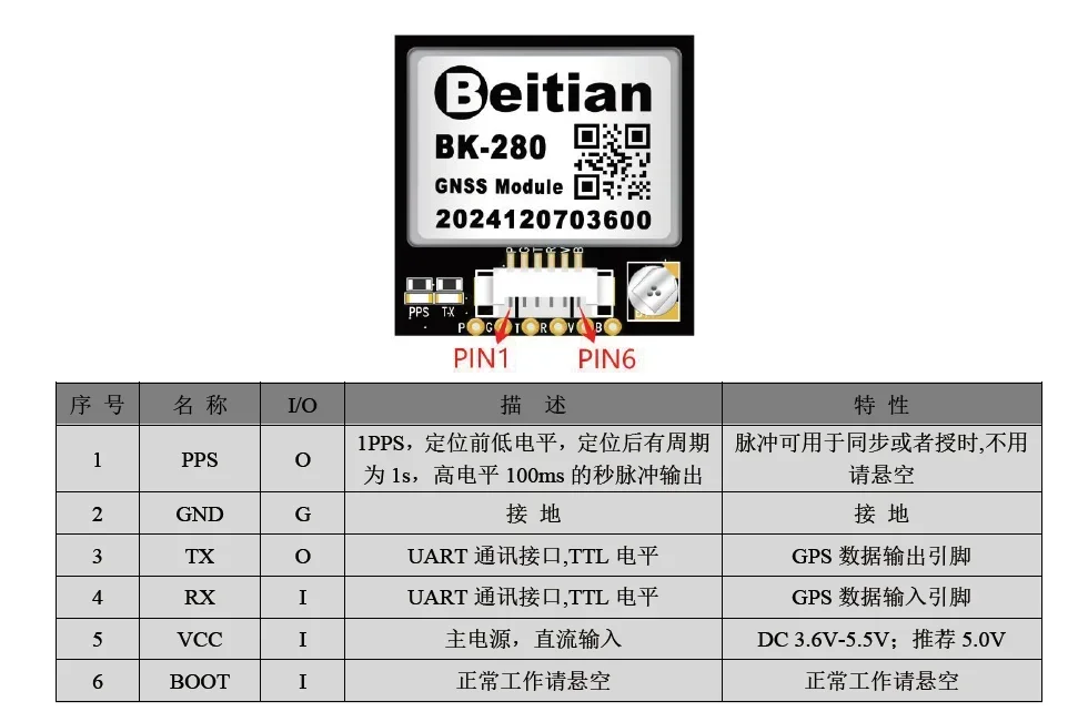 Beitian BK-280 G-MOUSE GPS GLONASS Dual GNSS Module with FLASH M9140-KB 1.25-6P Cable for Arduino RC RPI Drone Flight Control