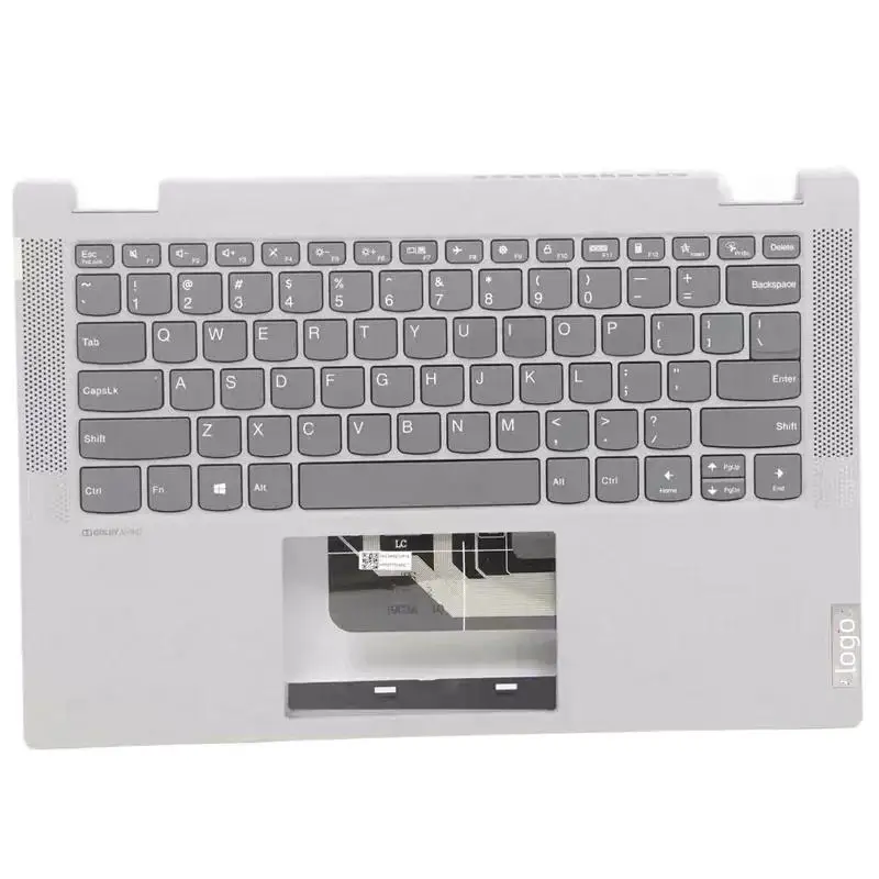 

New Original Laptop Parts Replacement for Lenovo IP Flex 5-14ALC05 Palmrest Upper Case Gray C-cover with keyboard 5CB1C19378