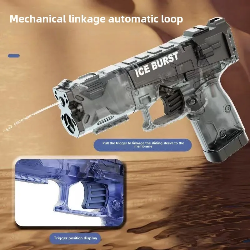 ของเล่นชายหาดสระว่ายน้ําสําหรับเด็กกลางแจ้งในฤดูร้อน ปืนฉีดน้ําขนาดเล็กแบบต่อเนื่อง ของเล่นน้ําขนาดเล็ก
