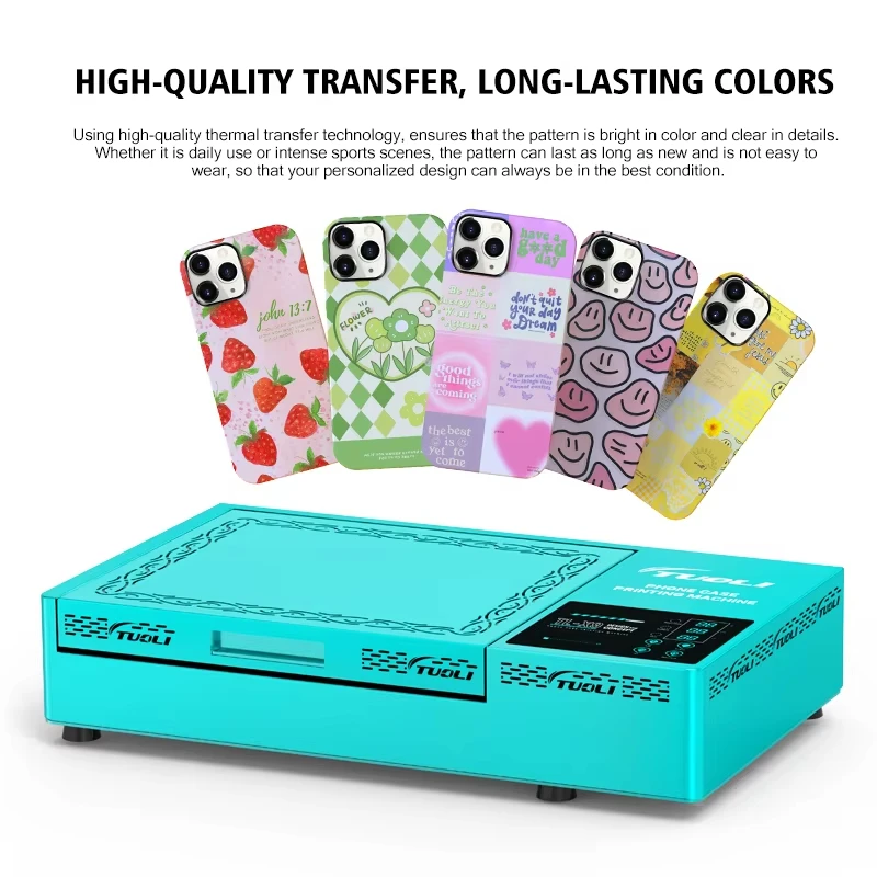 

TL-X9 Intelligent Vacuum Hot Press Blank 3D Sublimation Machine Customized Mobile Phone Case
