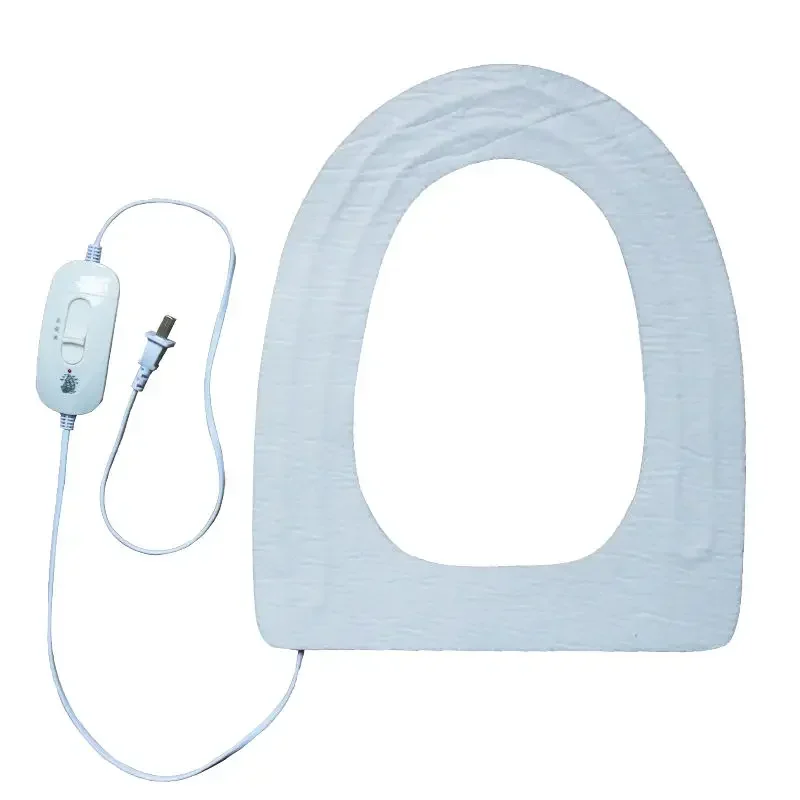 Heated Constant Temperature Toilet Seat 53W Intelligent Plug-in Toilet Seat Winter Quick Heating Plate Mat Cold and Wa