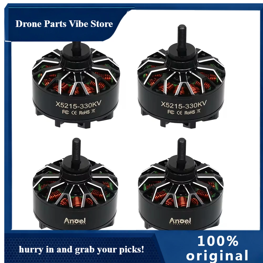 AP4pcs Brushless Motor Angel X5215 5215 330KV 500KV Waterproof motor 4-8S for RC Airplane Drone Multirotor Motors Toy Accessorie