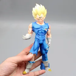 20cm Dragon Ball Majin Vegeta bitwy uszkodzenia figurki Anime Vegetagk niebo Pvc kolekcja Model figurki zabawka do dekoracji prezent