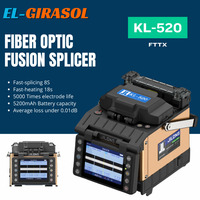 JILONG KL-520 Fiber Optic Fusion Splicer 4 Motors Optical Core Welder Splicing Hine VFL OPM Tool Kits