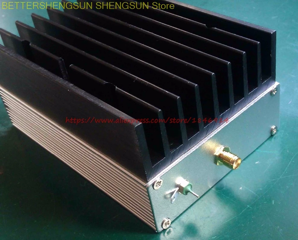 Ultra wideband RF amplifier Short wave amplifier Linear amplifier 1MHz--130MHz 6W 43dB