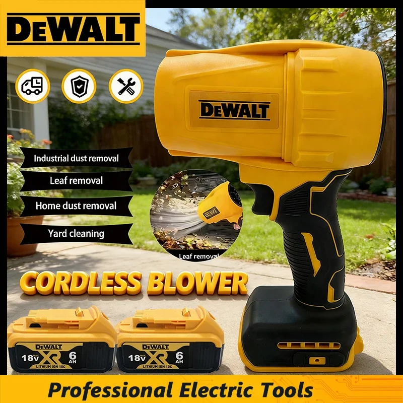 Dewalt Brushless Air Blower Cordless Turbo Fan Handheld Violent Fan Dryer 20V Rechargeable Dust Blowing Tool