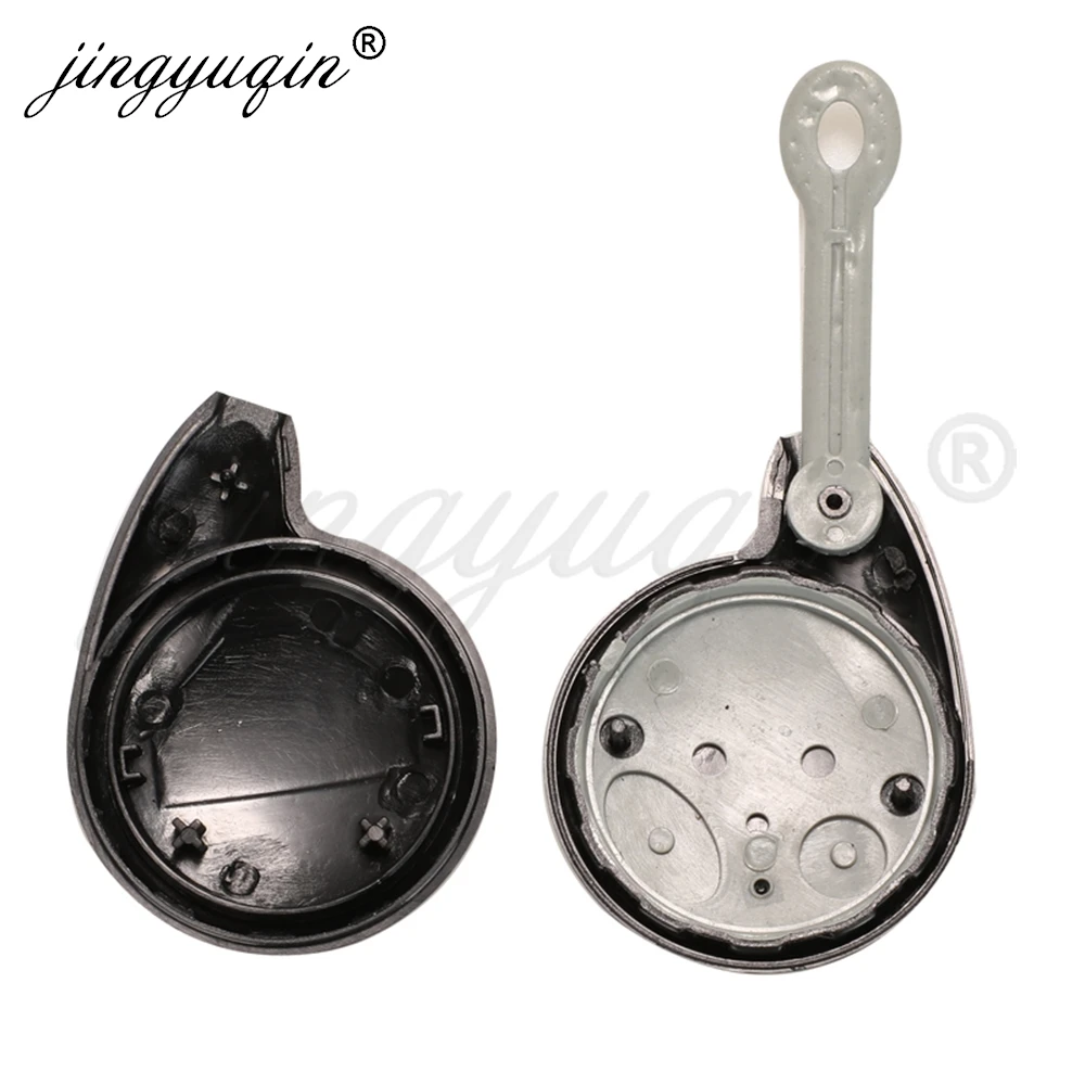 jinyuqin 10pcs Car Remote Alarm Control Key Shell For Toyota Cobra 1046 3193 7777 7928 8188 Vios fit VW Honda Keyless Case