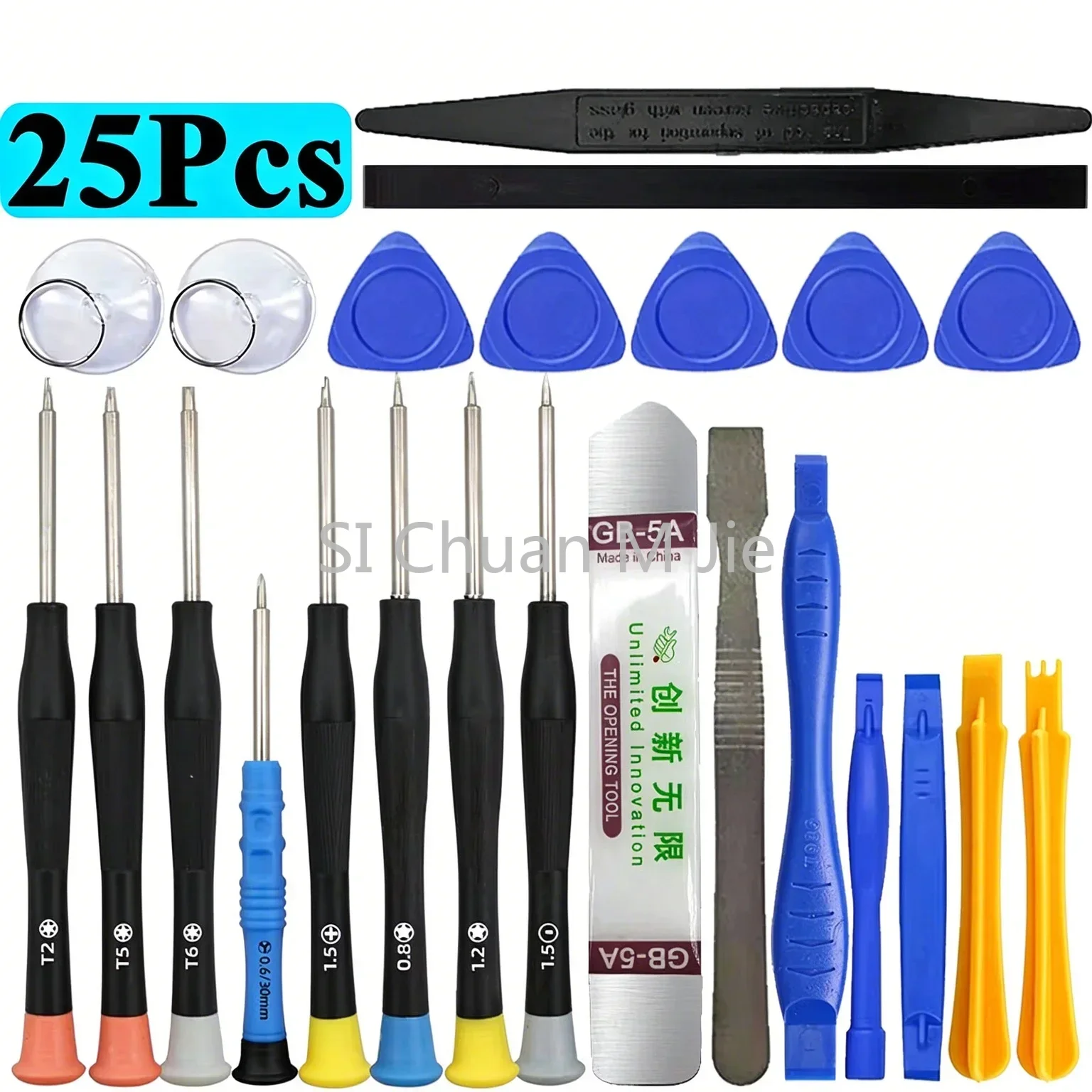 Professional Mobile Phone Repair Tool Kit, Precision Screwdriver Set for iPhone Android, Multi-Function Disassembly Opening Tool gallery 5