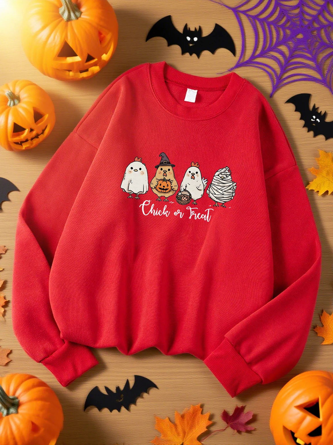 Sweat-shirt unisexe imprimé Dolcaire ou friandise avec poussins, pull de Sport Y2K, Streetwear décontracté d'automne, doux et multicolore