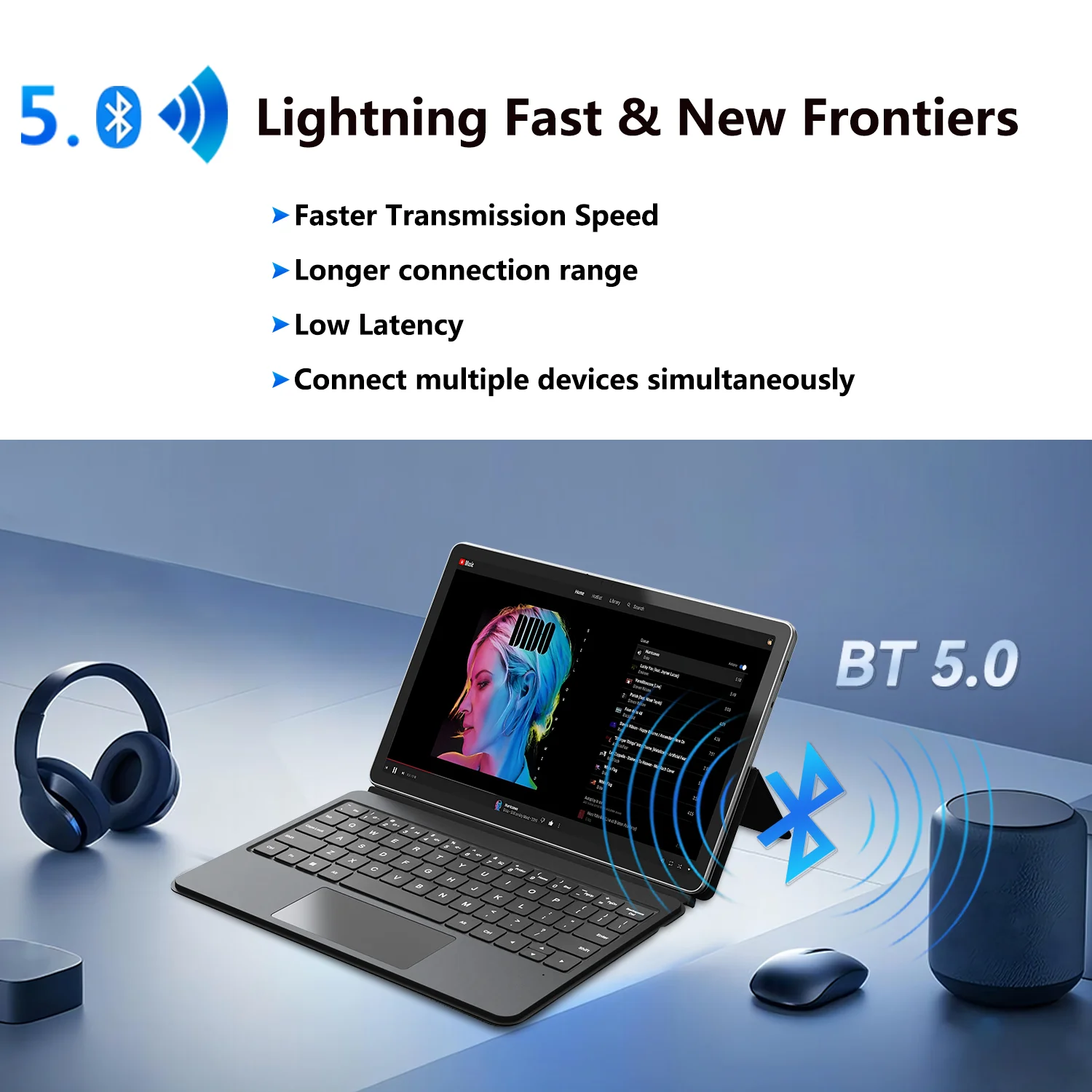 BNCF كتاب جديد 11 Win11 2 في 1 تابلت 12 جيجابايت LPDDR5 + 256/512 جيجابايت NVMe SSD 11 بوصة كمبيوتر محمول AlderLake N150 CPU Wi-Fi 6 BT 5.0 دفتر #6