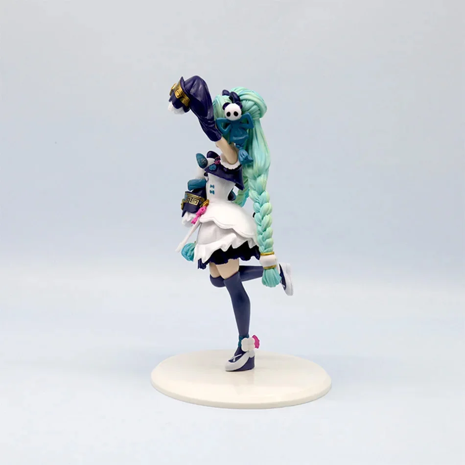 18cm Hatsune Miku Chinese Style Fashion Panda Action Figure Cute Girl Model PVC Collectible Desktop Ornament