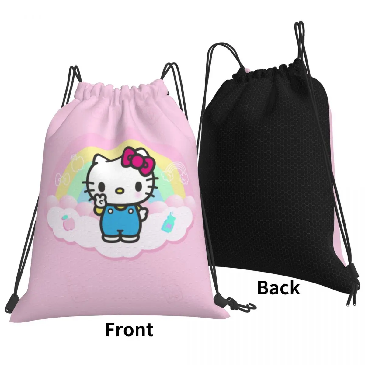 Sac à main de voyage portable Hello Kitty, sac à bandoulière de proximité, sac de rangement, sacs d'épicerie initiés, tr/min