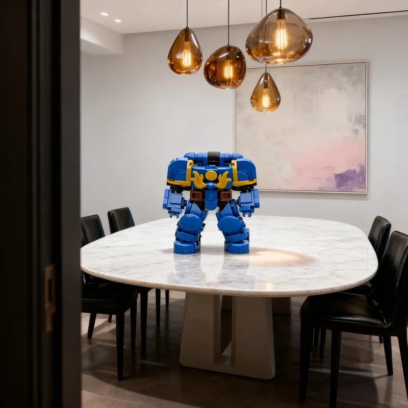 145 Peças MOC FinCantBuild S: Blocos de Montar de Modelo Espacial Extraterrestre Definitivo – Arquitetura, Presentes de Natal, Ideia de Brinquedo Educacional