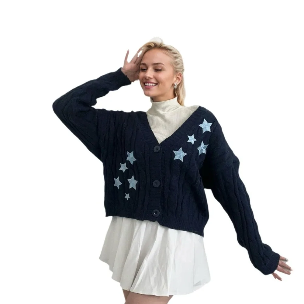 

Fans-made Taylor's Midnights Deep Blue Cardigan 005