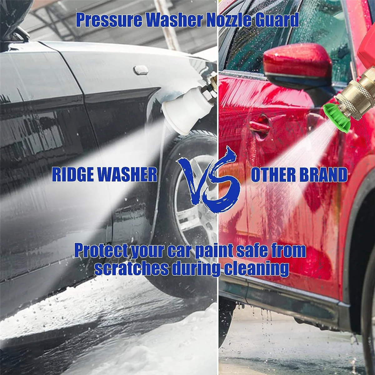 หัวฉีดเครื่องซักผ้าความดัน Guard, Power หัวฉีดเครื่องซักผ้า, 5 เคล็ดลับการล้างความดัน 1/4 นิ้ว Quick Connect, Orifice 3.0