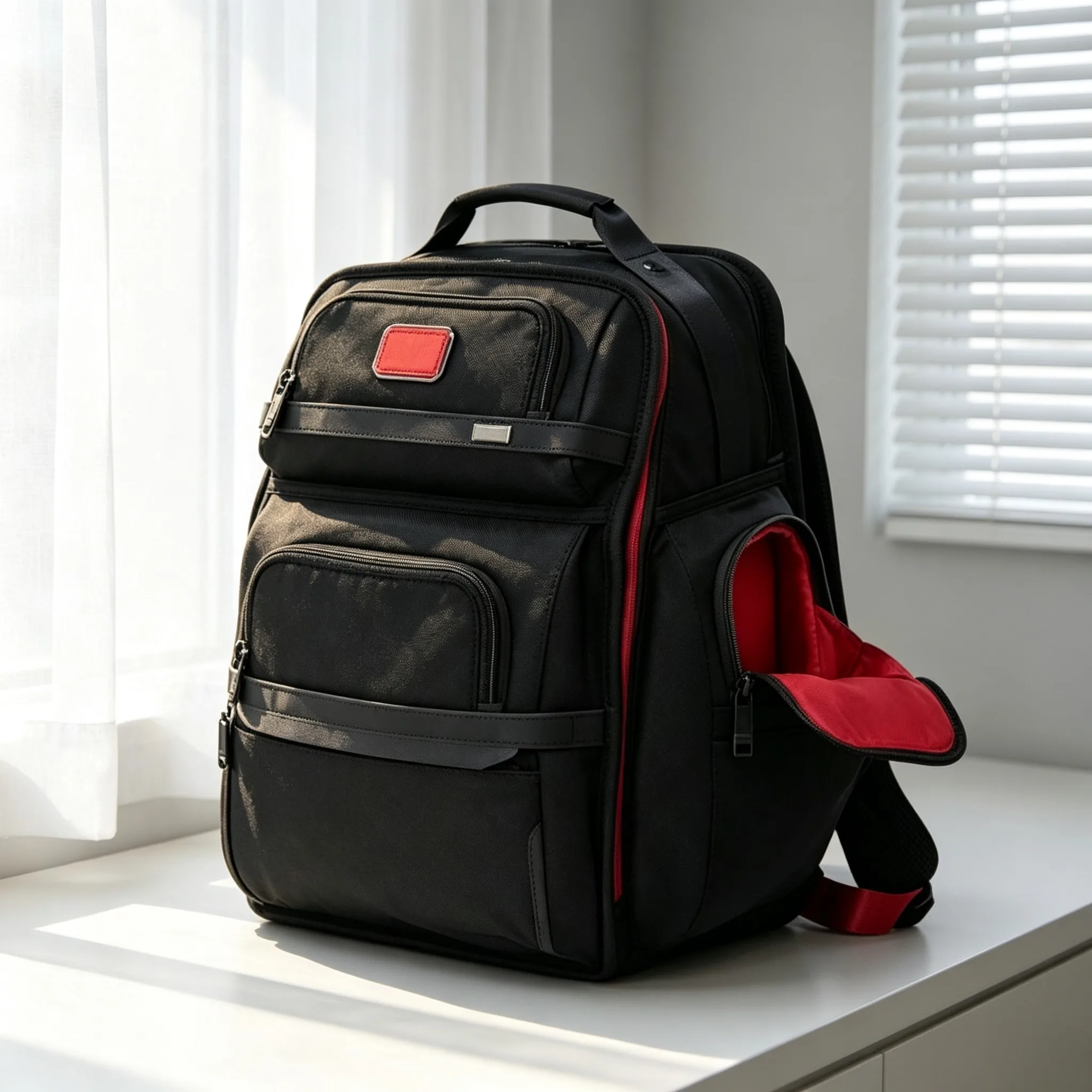Men Stylish Large‑Capacity Business Backpack, Casual Daily Commute Travel Rucksack