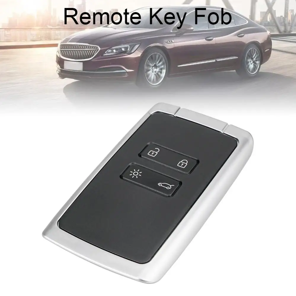 

433MHz 4Buttons Remote Key Shell Fit for Koleos Renault Megane Car Keyless Entry Smart Remote key Shell Fit For Hyundai